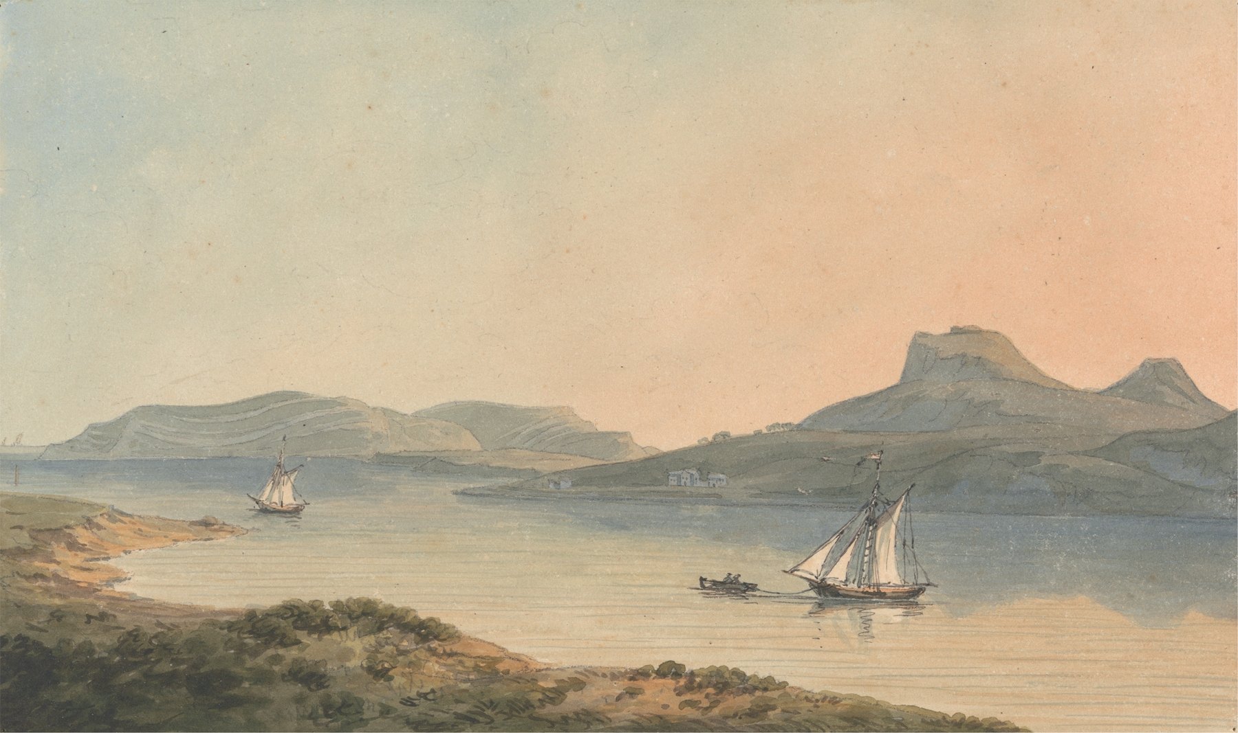 View of the Early Castle of Deganwy by John Warwick Smith